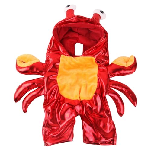 Dog Crab Costume, Halloween Dog Crab Costume, Puppy Clothes, Cat Cosplay, Dog Halloween Costume, with Adorable Design and Comfortable Fit Warm and Cozy for Halloween Party Festival Party von Sulxyi