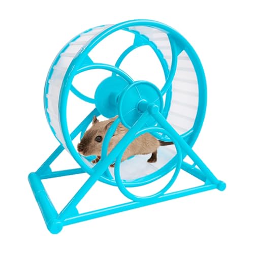 Hamsterrad, Haustier-Trainingsrad, leises Hamsterrad, Hamster-Laufrad, transparentes Design, Mehrzwecknutzung für Hamster, Rennmäuse und Igel von Sulxyi