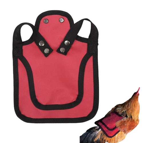 Hühner-Sattel für Hühner, Rückenprotektor, Geflügelweste, Jacke mit verstellbaren Trägern, Schutzkleidung für Haustiere, Hühnerstallzubehör Hühner-Sattel für Hühner, Rückenprotektor, Geflügelweste, Jacke mit verstellbaren Trägern, Schutzkleidung für Haustiere, Hühnerstallzubehör von Sulxyi