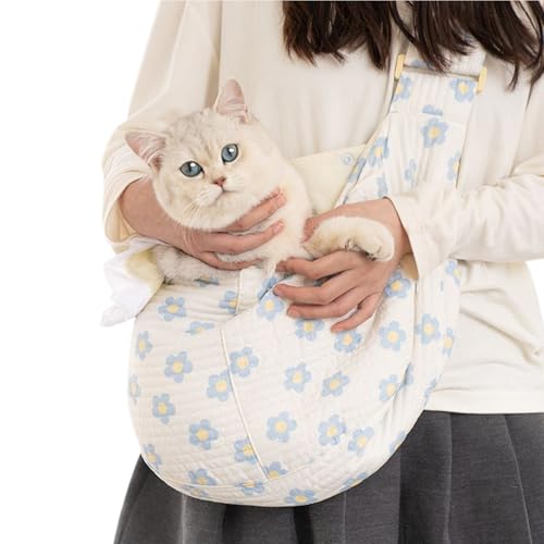 Katzentransportbox - Hunde- Und Welpen Katzentrage Tasche Tragetasche,Atmungsaktive Leichte Sicherheitstasche Für Tierausflüge Unterwegs Reisezubehör Katzentransportbox - Hunde- Und Welpen Katzentrage Tasche Tragetasche,Atmungsaktive Leichte Sicherheitstasche Für Tierausflüge Unterwegs Reisezubehör von Sulxyi