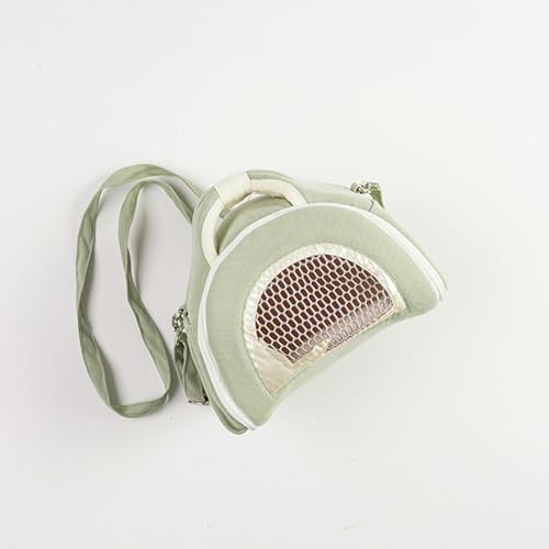 Kleine Tiertasche, kleine Haustier-Tragetasche, Tierreisetasche, Hamster-Tragetasche, Vogel-Tragetasche, mit geräumigem und bequemem Design, atmungsaktive Mesh-Einsätze für Hamster, Igel, Vogel, von Sulxyi