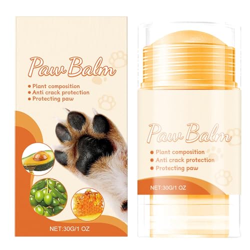 Sulxyi Paw Balm, Dog Wax Balm, Paw Moisturizer Balm, Dog Nose Balm, Paw Balm Protector, 30g Effective Paw Balm for Cracked Paw Pad Heat and Cold Protection for Dogs Cats von Sulxyi