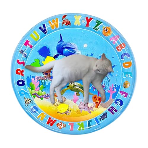 Sulxyi WatePlay Matte, Kühlwasser-Pad, verdickte Wassermatte, 65,5 cm, kühlend und bequem, einfach aufzublasen und aufzubauen, kompaktes und tragbares Design für Katzen und Hunde von Sulxyi