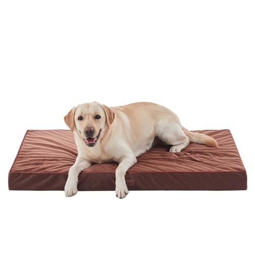 SunStyle Home Hundebett für großes Hundebett kleines Hundebett L Hundebett bis 50/75/45,4 kg Orthopädisches Eierkistenschaum von SunStyle Home