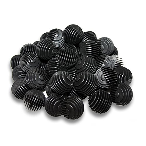 SunSun 40x Aquarium Bio Balls Ø 28mm, Filterbälle für Aquarien und Teich, zur Besiedlung durch nitrifizierende Bakterien im Filter von SunSun