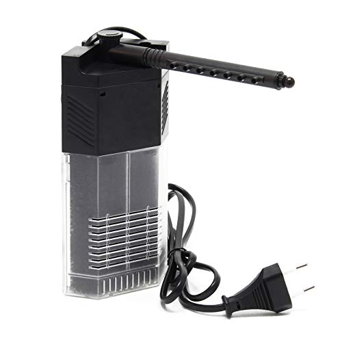 SunSun JP-093 Innenfilter Aquarium mit Pumpe 450 l/h 5W Eckfilter M für kleines Aquarium bis 60 L von SunSun