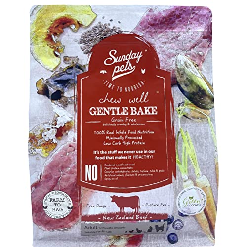 Gentle Bake Beef Cat 1,3kg von Sunday pets