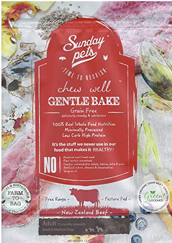 Gentle Bake Beef Dog 1,3kg von Sunday pets