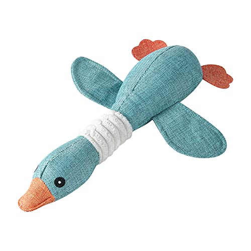 Pet Dog Wild Goose Sound Toys Solider Widerstand gegen spielbares lustiges Haustierspielzeug Hunde Kuscheltier Große Hunde (Sky Blue, One Size) von Sundaylike life