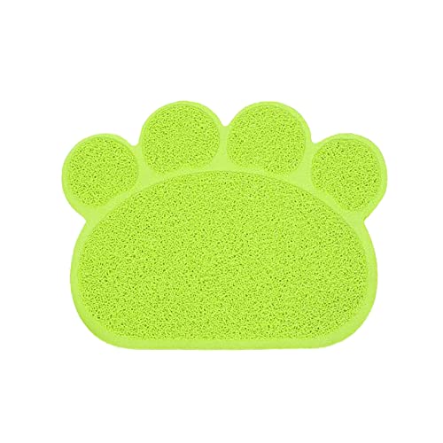 Sundaylike life Katze Wurf Streuteppich-Boxen im Innenbereich zu-Small-Wurfteppich für Abfälle Kontrolle Katzenfalle-waschbare Kätzchen Auffangmatte Für Katzenstreu (Green, One Size) von Sundaylike life