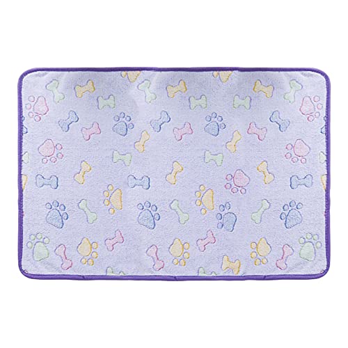 Sundaylike life Pad, weiche Haustierdecken, Decke für Hunde, süße Katzen, Druck, Fleece, Schlaf, Haustier und, Heimtierbedarf Greyhound Hundezubehör (Purple, S) von Sundaylike life