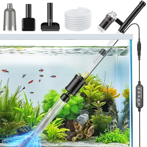 Suness 36 W Aquarium-Staubsauger, Kiesreiniger: elektrischer Aquarium-Staubsauger von Suness