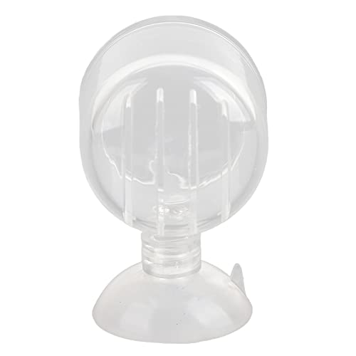 Sunicon Aquarium-Futterspender, transparenter Aquarium-Rotwurm-Futterspender mit Saugnäpfen, Aquarium-Behälter-Zubehör (Glass Slit Cup) von Sunicon