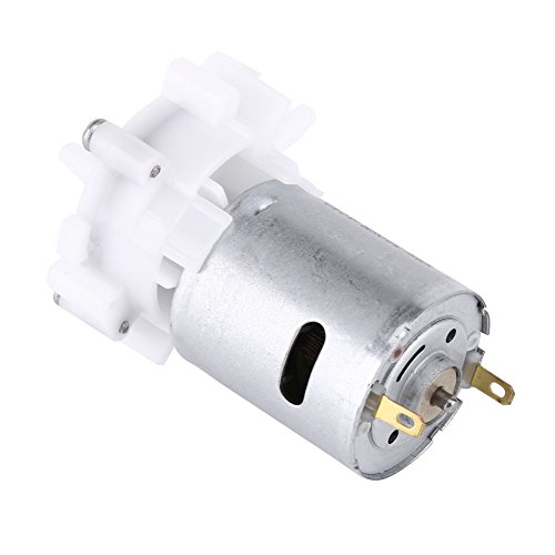 Sunisfa Motor 12V 5×3×3 DC 3-12V Selbstansaugende Zahnradpumpe Aquarium-Wasserpumpwerkzeug mit RS-360SH-Motor 6V DC-Motor von Sunisfa