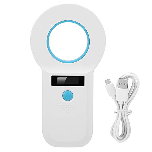 Sunisfa Tier-Tag-Lesegerät, Haustier-Mikrochip-Scanner RFID, 34,2 KHz/125 kHz, Wiederaufladbar, Unterstützung EMID/FDX-B von Sunisfa