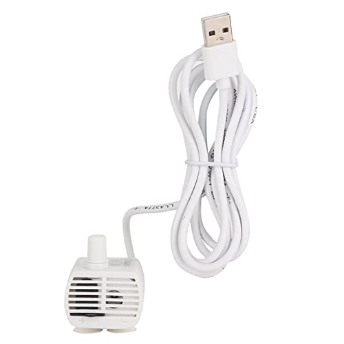 Sunisfa USB-Brunnenpumpe 7×7×5 USB-Pumpe Tauchbar Fische Aquarium Haustier Wasserspenderpumpe USB 2415-4 Pumpe von Sunisfa