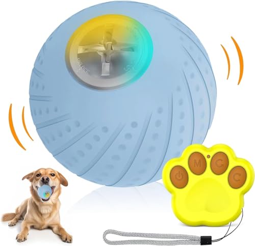 Selbstrollender Ball Hund,Hundespielzeug interaktiv,Wicked Ball Hund,Interaktives Hundespielzeug Ball,Interaktives Hunde Ball Spielzeug für langeweile drinnen draußen von Sunshine smile