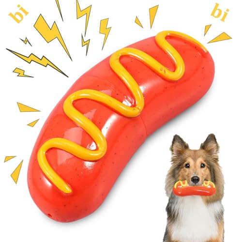 Intelligenzspielzeug für Hunde,Hundespielzeug,Hunde Intelligenzspielzeug,Hundespielzeug Kleine Hunde,Intelligenzspielzeug Hund,Quietschend Hunde Spielzeug,Kauspielzeug Hund,Die Bratwurst Dog Toys von Sunshine smile