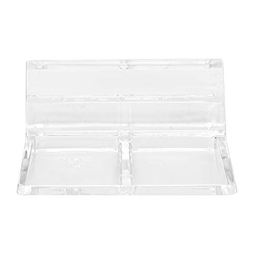 Sunydog Aquarium-Glasabdeckungs-Regalhalter, 20 Stück Aquarium-Glasabdeckungshalter, Stützklemmen-Zubehör für Offenes Aquarium, Hohe Transparenz, Einfache Installation (12mm) von Sunydog