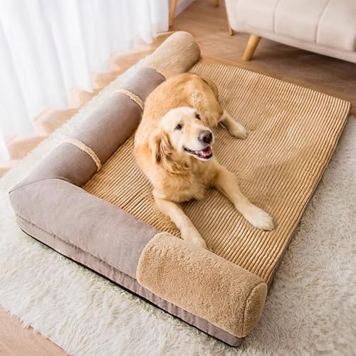 Sunyongfly Gemeinsame Betten für große Hunde Hundebetten für Menschen King Size Memory Foam Hundebett für Erwachsene und Haustiere(120X90X18cm(47.2X35.4X7in)) von Sunyongfly