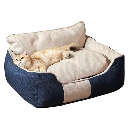 Sunyongfly Große Haustier-Schlafunterlage Zwinger für große Hunde Waschbares Hundebett mit abnehmbarem Bezug, extra großes Hundebettsofa(75cm(29.5in)) von Sunyongfly