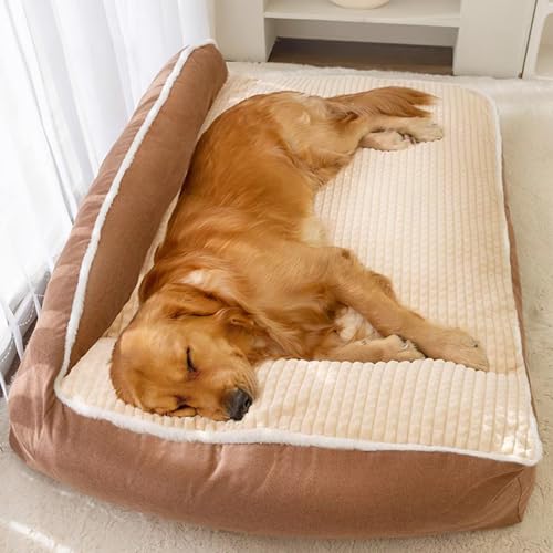 Sunyongfly King Size Memory Foam Hundebett für Erwachsene und Haustiere Größe für Sie und Ihr Haustier, waschbar, Hundebett für Menschen(120X90X25cm(47.2X35.4X9.8in)) von Sunyongfly