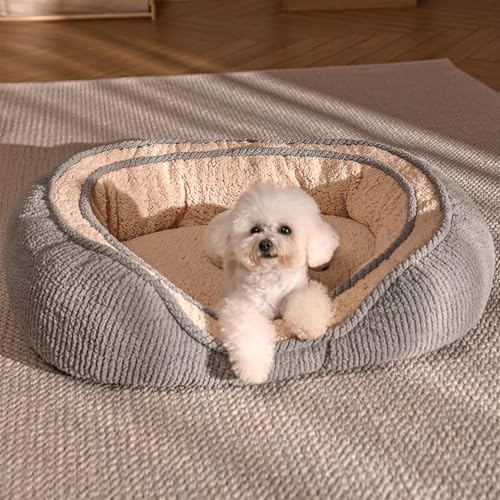 Sunyongfly Waschbares Haustierbett Hundebetten für Hunde Katzenbett für Katzen Mit Seiten und rutschfestem Boden, geeignet für mittelgroße Hunde und Kätzchen(95cm/37.4in) von Sunyongfly