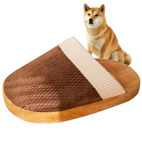 Sunyongfly Winter-Hundebett Gemütliches Haustierbett Komfortables Katzenschlafzelt Geeignet für Katzen und kleine Hunde(81X49cm(31.8X19.2in)) von Sunyongfly