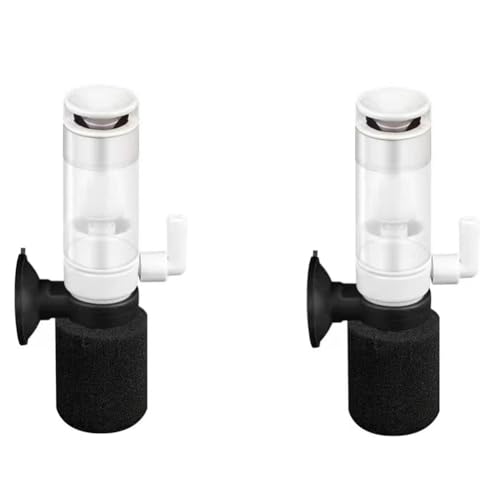 Suoumwa Tragbarer Aquariumfilter, Interner Reiniger, Fischtankfilter, Kleiner Fischtankfilter, Sauerstoffanreicherung, EU-Stecker von Suoumwa