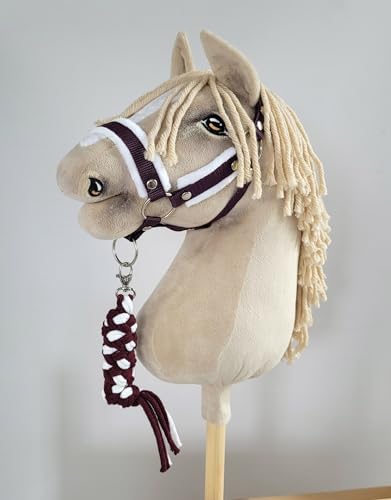 Seil für Hobby Horse - Weiß und Pflaume. Kein Pferd enthalten. von Super Hobby Horse