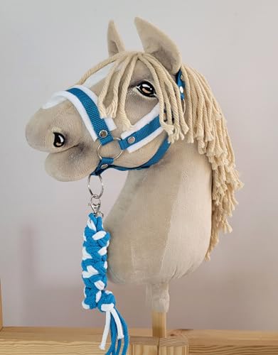 Seil für Hobby Horse - Weiß und Türkis. Kein Pferd enthalten. von Super Hobby Horse