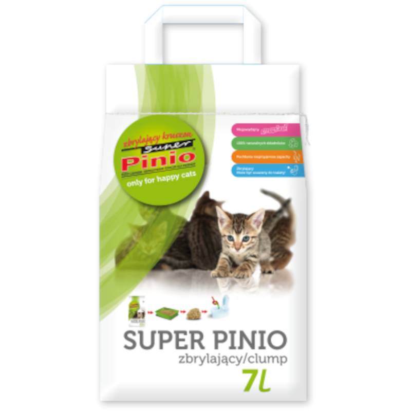 Super Pinio Katzenstreu Natural - Sparpaket: 2 x 7 l (ca. 5 kg) von Super Pinio