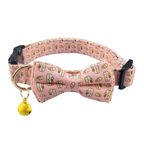 SuperBuddy Hundehalsband, verstellbares Hundehalsband mit Fliege, Haustierhalsband für Hunde, weiche Fliege, Hundehalsbänder für kleine, mittelgroße und große Haustiere von SuperBuddy