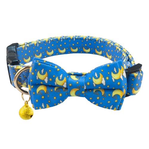 SuperBuddy Hundehalsband, verstellbares Hundehalsband mit Fliege, Haustierhalsband für Hunde, weiche Fliege, Hundehalsbänder für kleine, mittelgroße und große Haustiere von SuperBuddy