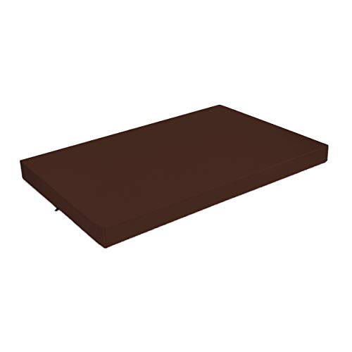 SuperKissen24. Hundebett Hundekissen Hundematratze Tierbett für Hunde - Wasserdicht, Waschbar - 120x80 cm - Braun von SuperKissen24.