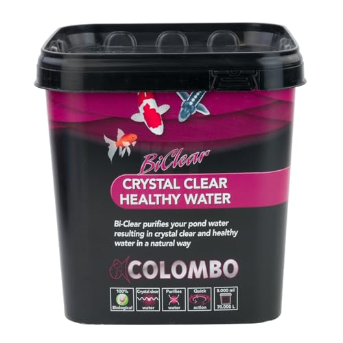 Superfish Colombo Bi Clear 5000 ml für klares Teichwasser (70000 L) - Teichpflege & Aquarienpflege - Wasserbehandlung für Fische - 5 kg von Superfish