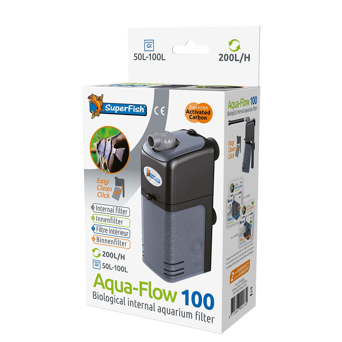 SuperFish Aqua-Flow Innenfilter 100 von Superfish