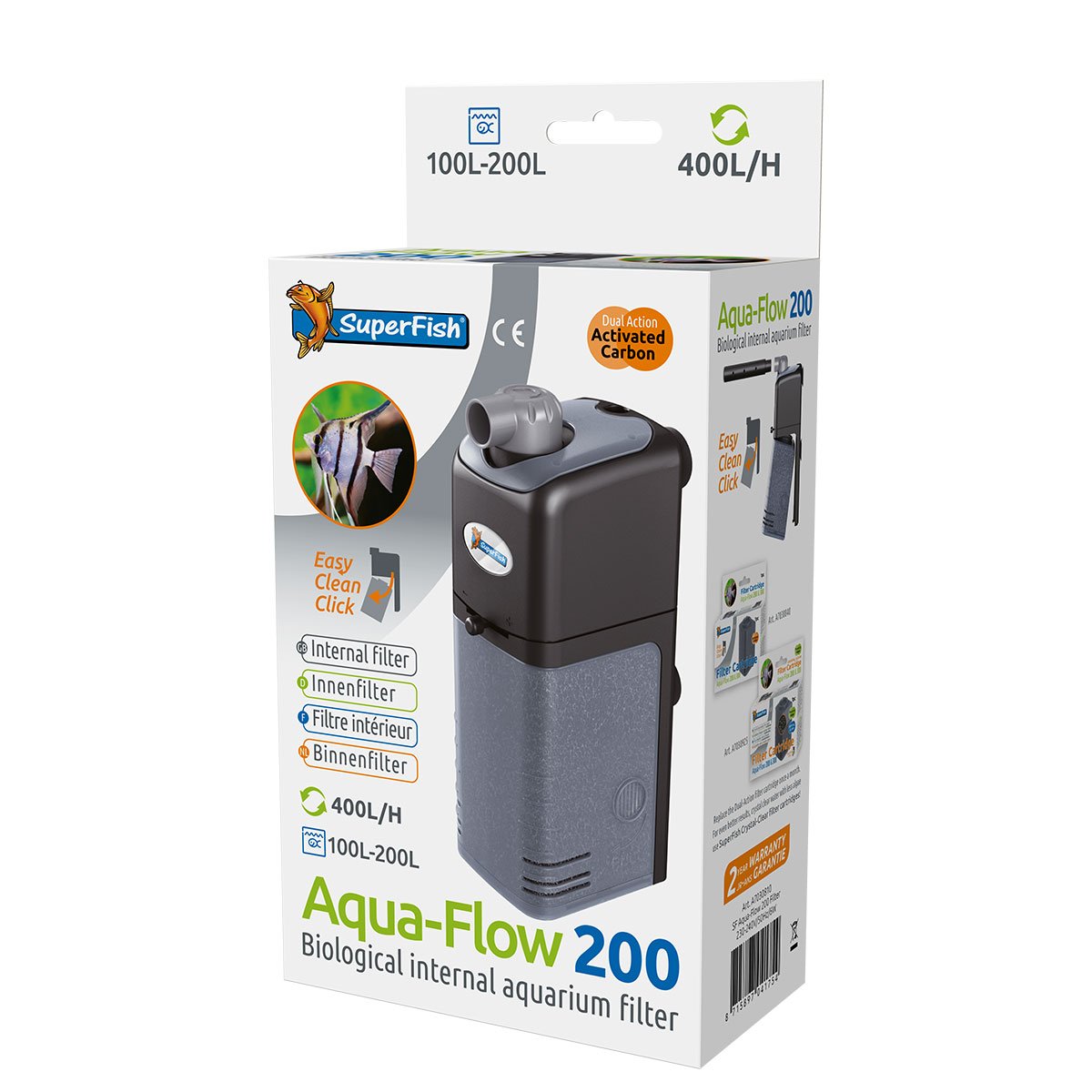 SuperFish Aqua-Flow Innenfilter 200 von Superfish