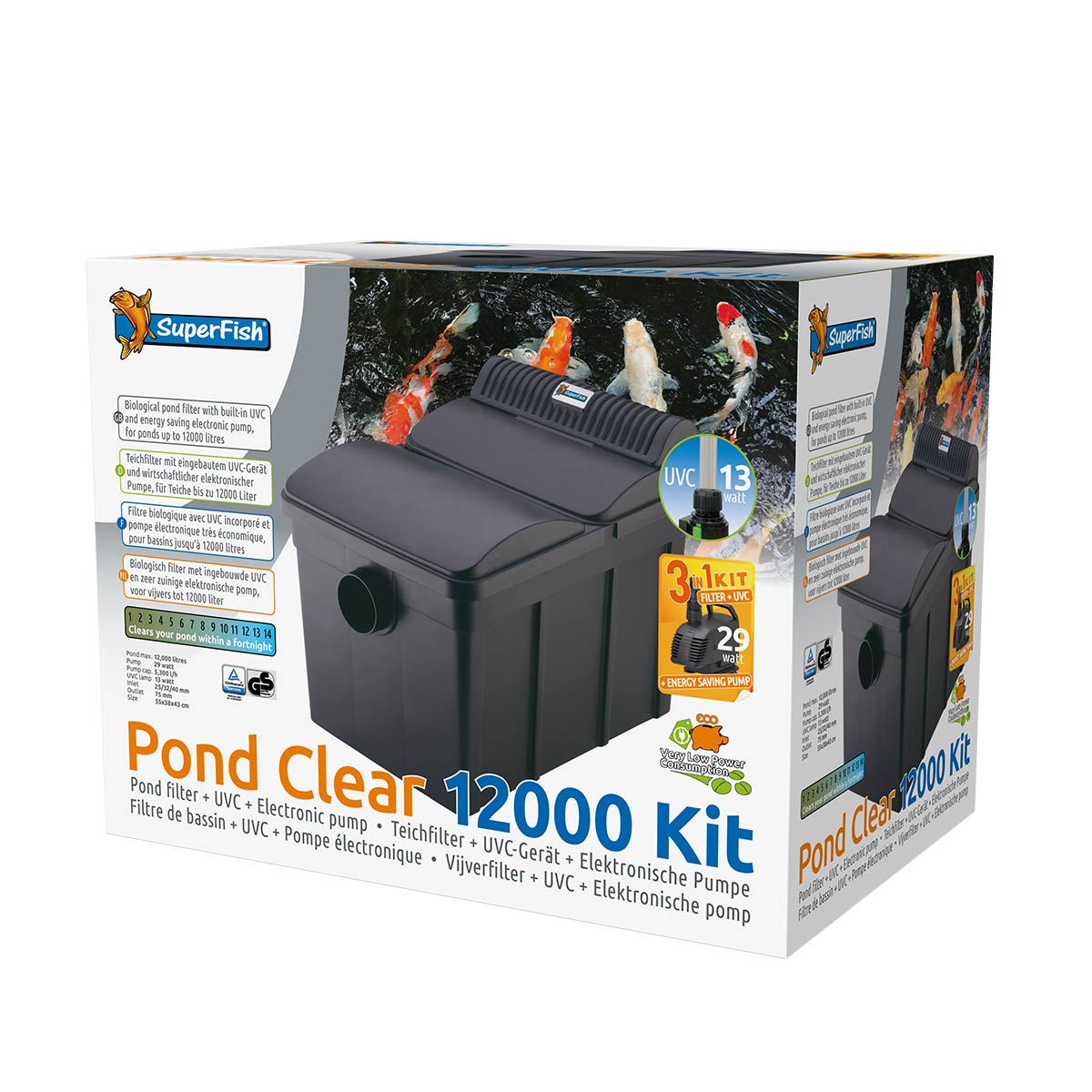 SuperFish Pond Clear Kit 12000 von Superfish