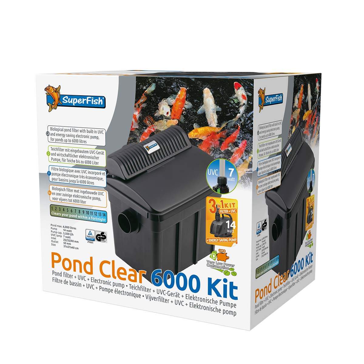 SuperFish Pond Clear Kit 6000 von Superfish