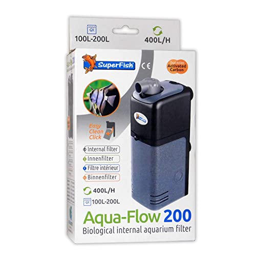 Superfish 573037/2010 Aquarien Innenfilter Aquaflow 200 (200-400 l/h) von Superfish