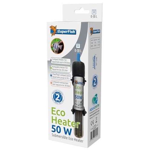 Superfish Aquarium Eco Heizstrahler 50 Watt 0-30 Liter von Superfish