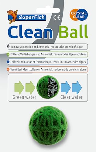 Superfish Clean Ball Aquarium-Filterhilfe (Moosball-Effekt) von Superfish