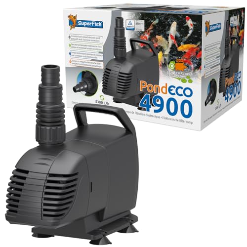 Superfish Teichpumpe Filterpumpe Bachlauf Pond Eco 4900 ? 29 Watt von Superfish