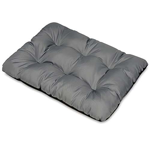 SuperKissen24. Hundebett Hundekissen Hundematratze Tierbett für Kleine, Mittlere und Grosse Hunde - Wasserdicht, Waschbar - Größe M - Grau von SuperKissen24.