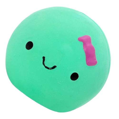 Suphyee Gummi-Ei-Hundespielzeug, Hunde-Ei-Bälle | Weicher Latex-Gummi-Tier-Interaktiver Apportierball in niedlicher Eierpuppenform,Squeak Pet Chew Vierfarbiges Ei für interaktives Apportierspiel von Suphyee