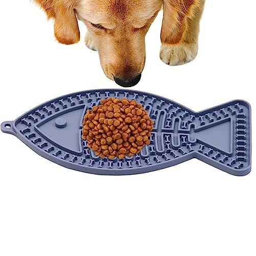 Suphyee Leckmatte - rutschfeste Hundeleckmatte in Cartoon-Form | Hunde-Leckkissen für Leckerlis, Joghurt, Baden und Fellpflege, Linderung von Ängsten bei Hunden von Suphyee