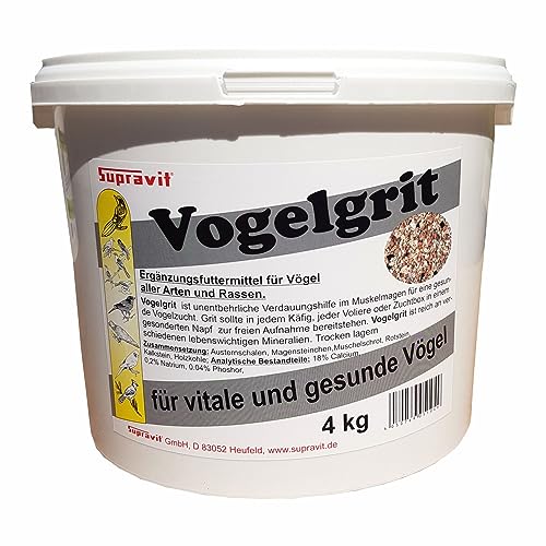 SUPRAVIT Vogelgrit 4 kg - Ergänzungsfutter für Vögel… von Supravit