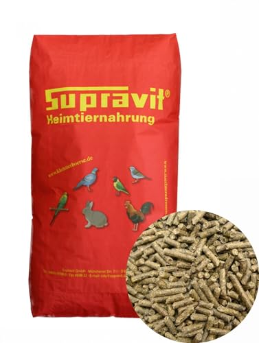 Supravit Hasenfutter & Kaninchenfutter 25kg - Alleinfutter für Zwergkaninchen, Kaninchen & Hasen - ideal als Zucht und Aufzuchtfutter geeignet von Supravit