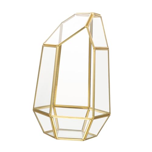 2 STK kakteendünger wundermuschel Votive Candles glaswürfel kunstwerke tischplatte Pflanzenterrarium geometrisches Glasterrarium Behälter für Sukkulenten Moos Container Ornamente von Supvox